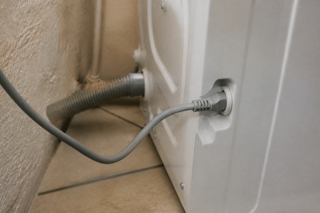 Main branchant cable machine a laver blanche Whirlpool